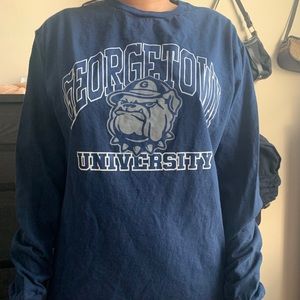 Georgetown blue long sleeve